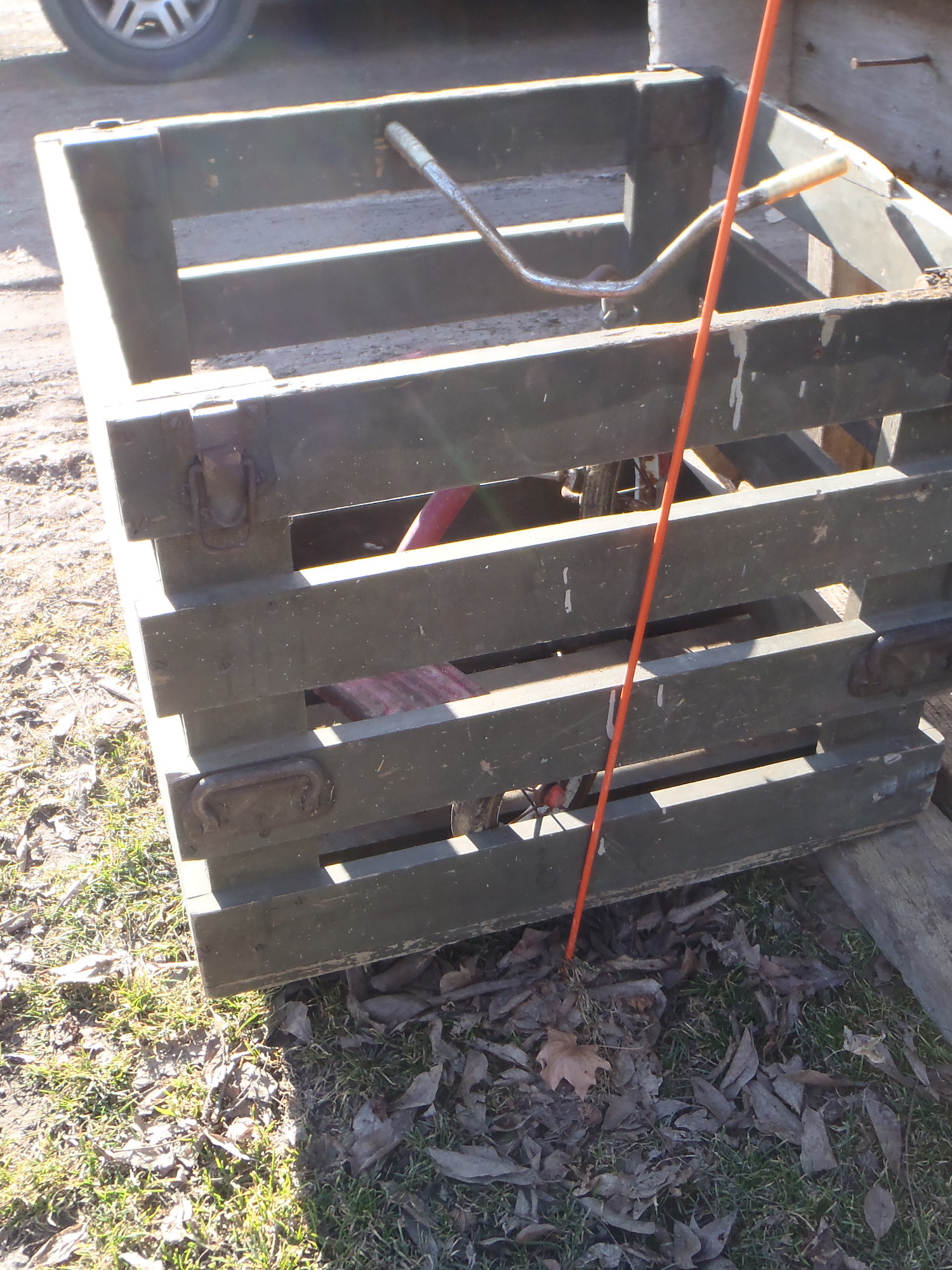 A slatted box